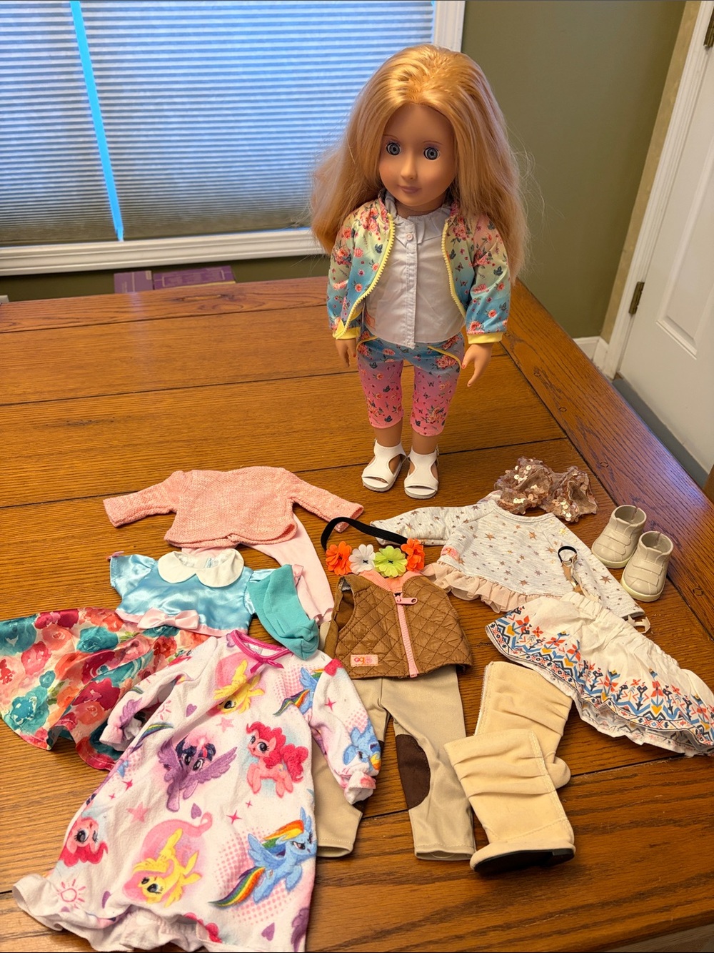 Doll with clothes/accessories